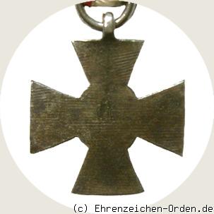 Erinnerungskreuz für die schleswig-holsteinische Armee 1848/49 R&uuml;ckseite