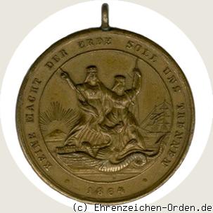 Erinnerungsmedaille an die Proklamation Herzog Friedrich VIII. R&uuml;ckseite