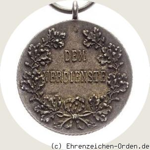Silberne Verdienstmedaille 1899 R&uuml;ckseite