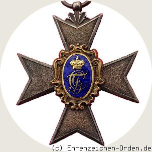 Fürstlich Schwarzburgisches Ehrenkreuz – Kreuz 3.Klasse R&uuml;ckseite