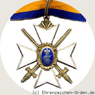 Fürstlich Schwarzburgisches Ehrenkreuz – Kreuz 2.Klasse mit Schwertern R&uuml;ckseite