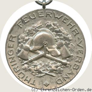 Silbernes Feuerwehr-Ehrenzeichen des Landesfeuerwehrverbandes Thüringen für 33 Jahre