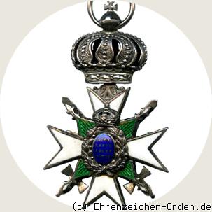 Hausorden der Wachsamkeit / Vom Weißen Falken Ritterkreuz 2.Klasse mit Schwertern R&uuml;ckseite