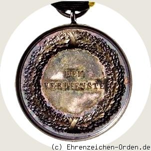Silberne Verdienstmedaille 1892 (älteres Bildnis) R&uuml;ckseite