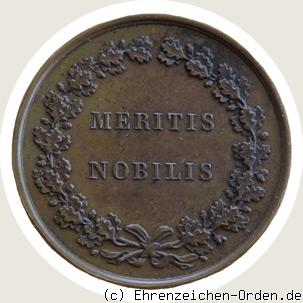 Bronzene Verdienstmedaille Meritis Nobilis R&uuml;ckseite
