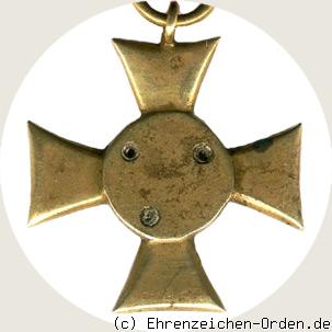 Dienstehrenzeichen 1.Klasse für 30 Jahre 1850 R&uuml;ckseite