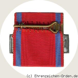 Dienstauszeichnung 2.Klasse 9 Jahre Schnalle König Karl R&uuml;ckseite