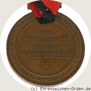 Bronzene Karl-Olga-Medaille R&uuml;ckseite