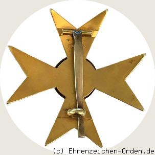 Orden der württembergischen Krone Kreuz der Ehrenritter 1892 R&uuml;ckseite