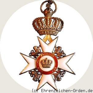 Orden der württembergischen Krone  Komturkreuz R&uuml;ckseite