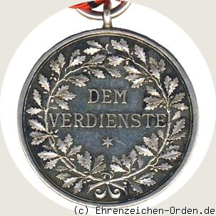 Silberne Verdienstmedaille 1892 R&uuml;ckseite